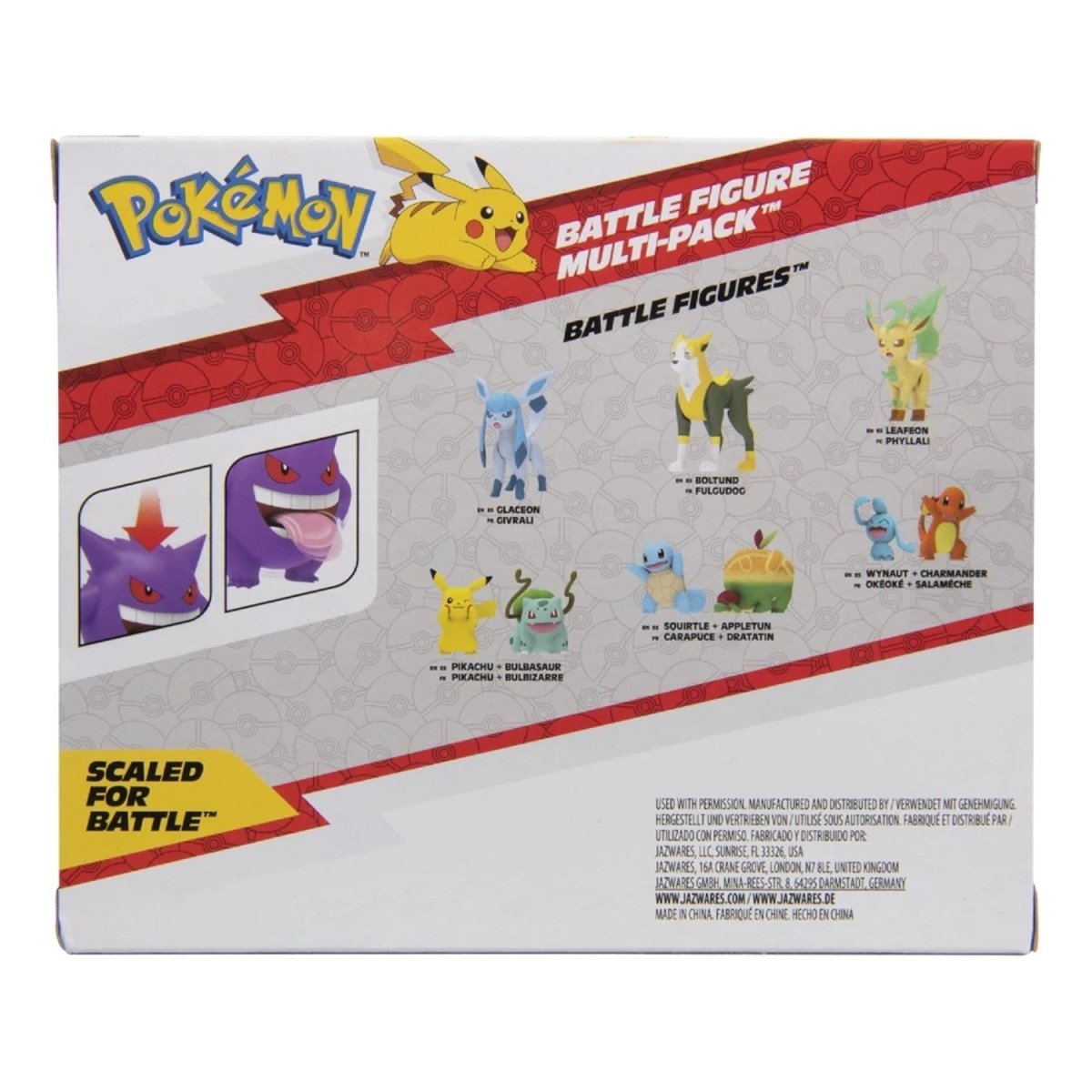 Pokemon Battle 2'li Figür Paketi Gengar ve Scorbunny PKW2548 - Roket Oyuncak