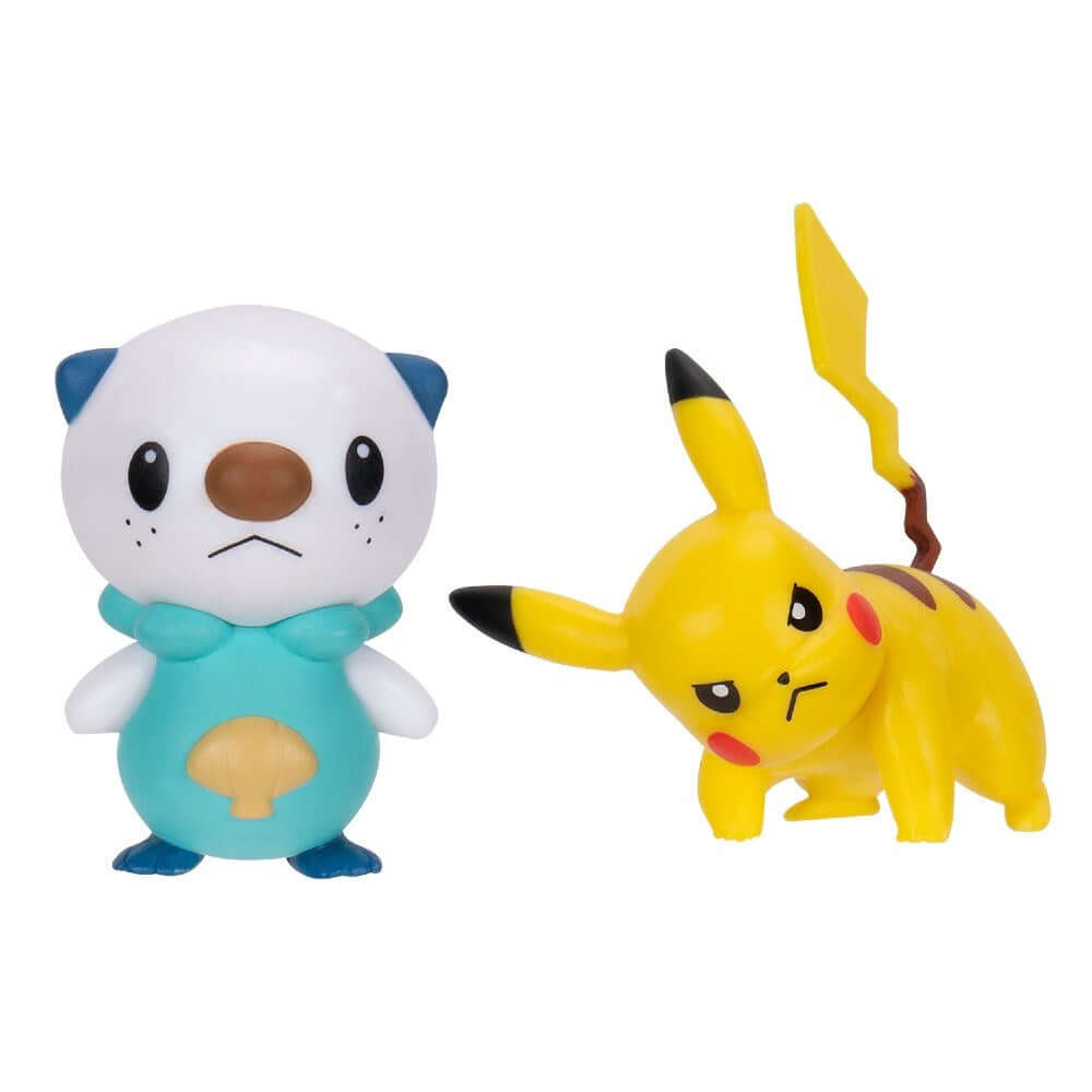 Pokemon Battle 2'li Figür Seti Pikachu & Oshawott PKW4068 - Roket Oyuncak