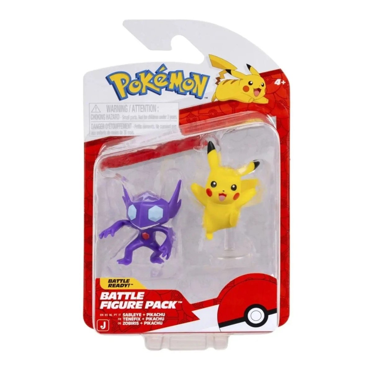 Pokemon Battle 2'li Figür Seti Sableye & Pikachu PKW4062 - Roket Oyuncak