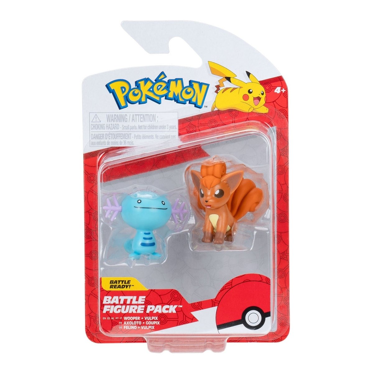 Pokemon Battle 2'li Figür Seti Wooper & Vulpix PKW3575 - Roket Oyuncak