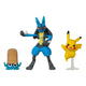 Pokemon Battle 3'lü Figür Seti Omanyte & Lucario & Pikachu - Roket Oyuncak
