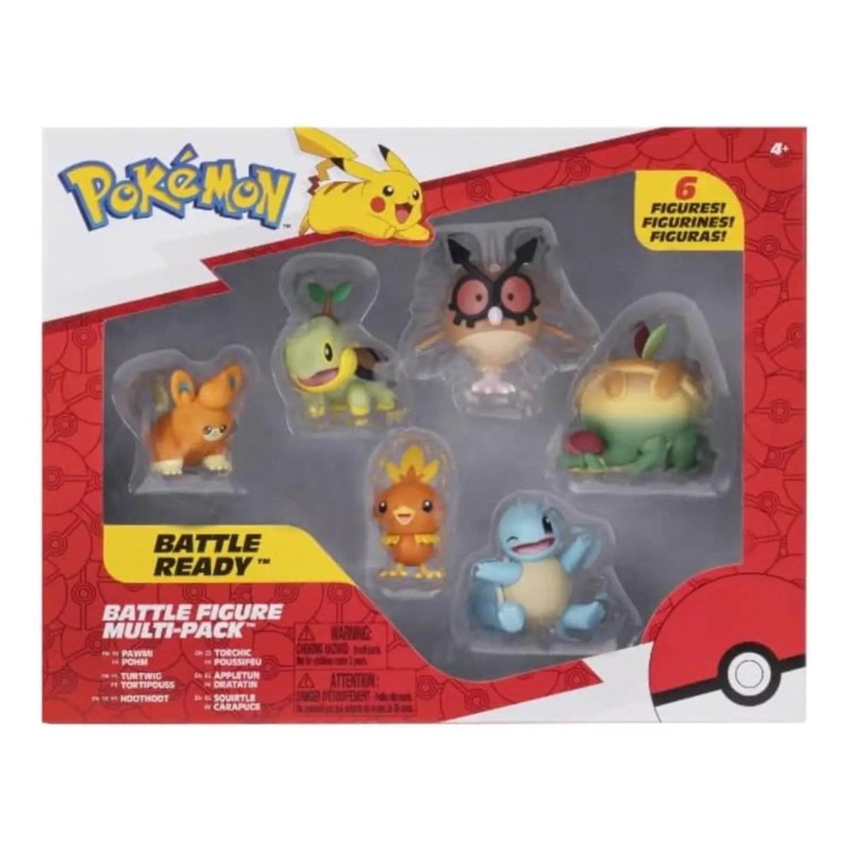 Pokemon Battle 6'lı Figür Seti PKW4098 - Roket Oyuncak