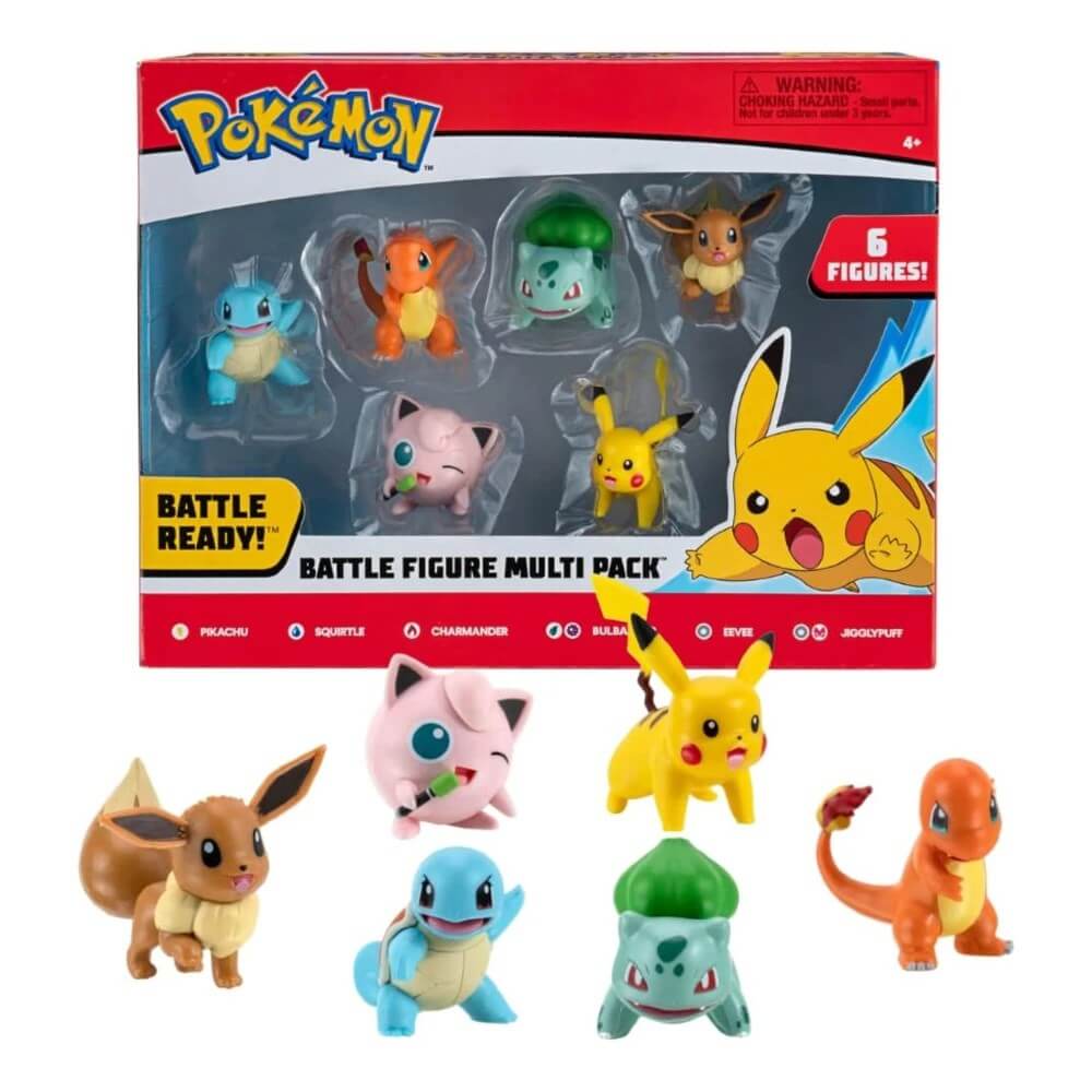 Pokemon Battle 6'lı Figür Seti - Roket Oyuncak