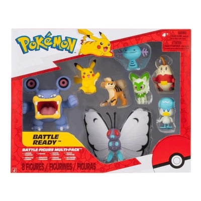 Pokemon Battle 8'li Figür Seti PKW4100 - Roket Oyuncak