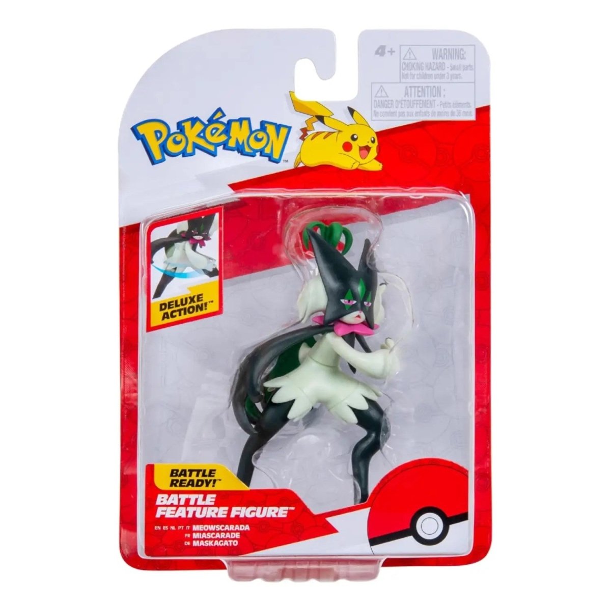 Pokemon Battle Aksiyon Figürler Meowscarada PKW4080 - Roket Oyuncak