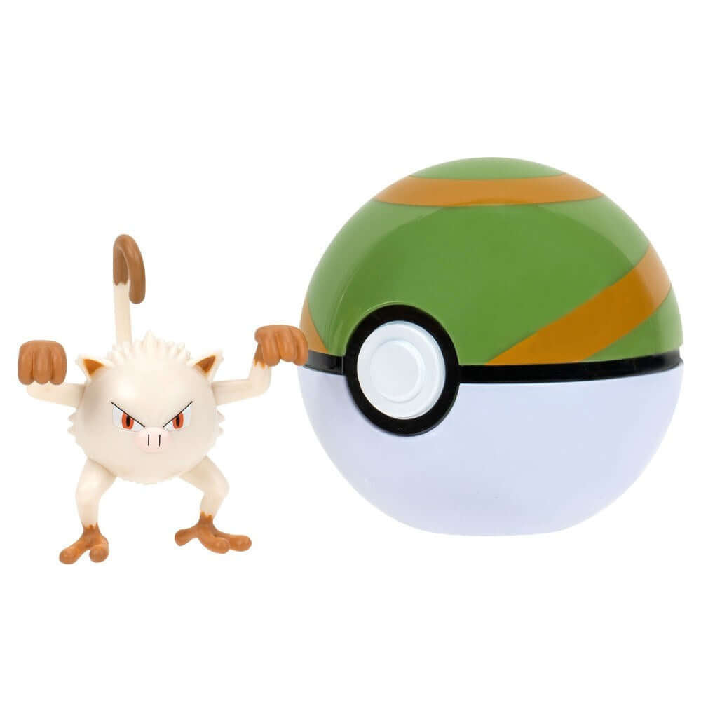 Pokemon Clip 'N' Go Mankey & Nest Ball - Roket Oyuncak