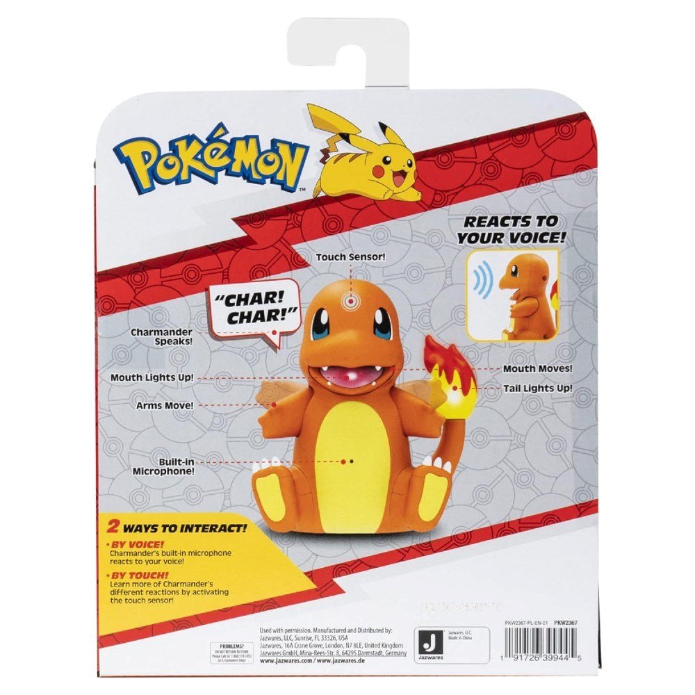 Pokemon Elektronik ve İnteraktif Figür Charmander PKW2367 - Roket Oyuncak
