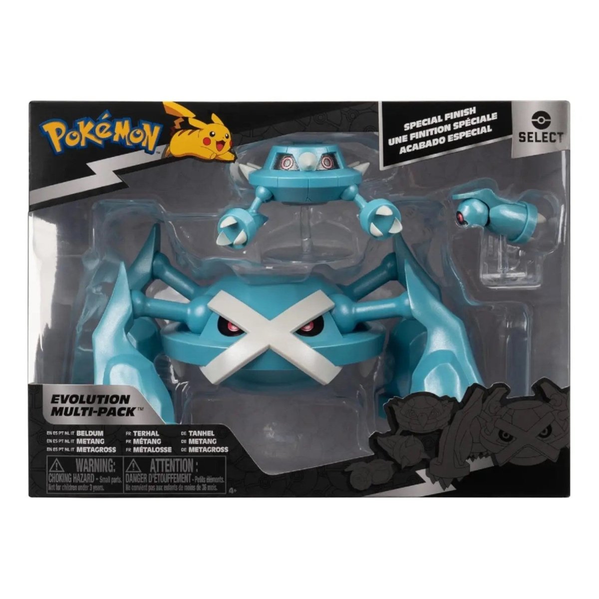 Pokemon Select Evolution Beldum Metang Metagross Figür Seti - Roket Oyuncak