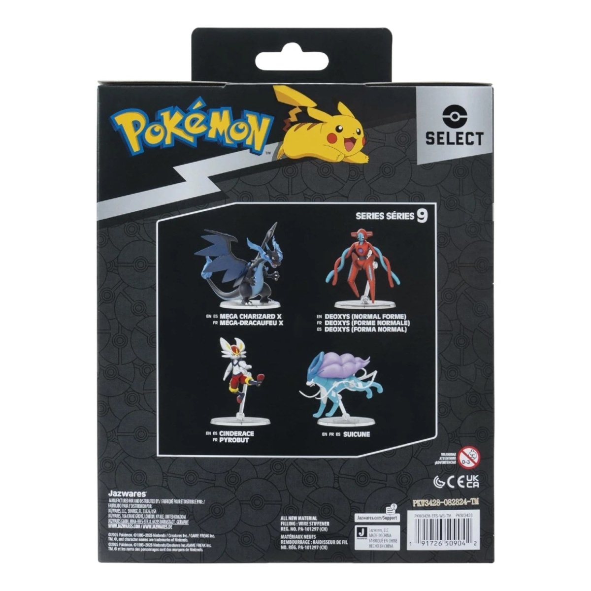 Pokemon Select Seri Eklemli Figür Charizard X PKW3428 - Roket Oyuncak