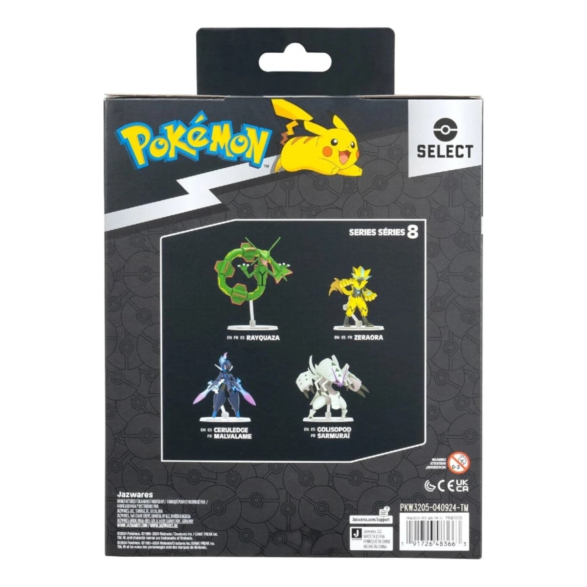 Pokemon Select Seri Eklemli Figür Zeraora PKW3205 - Roket Oyuncak