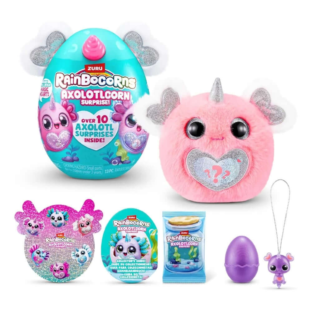 Rainbocorns Axolotlcorn Sürpriz Peluş Flowy - Roket Oyuncak