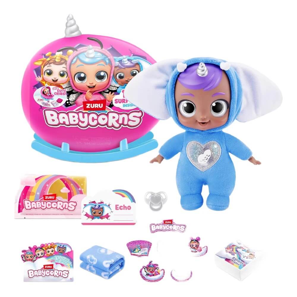 Rainbocorns Babycorns Sevimli Sürpriz Bebek Echo - Roket Oyuncak