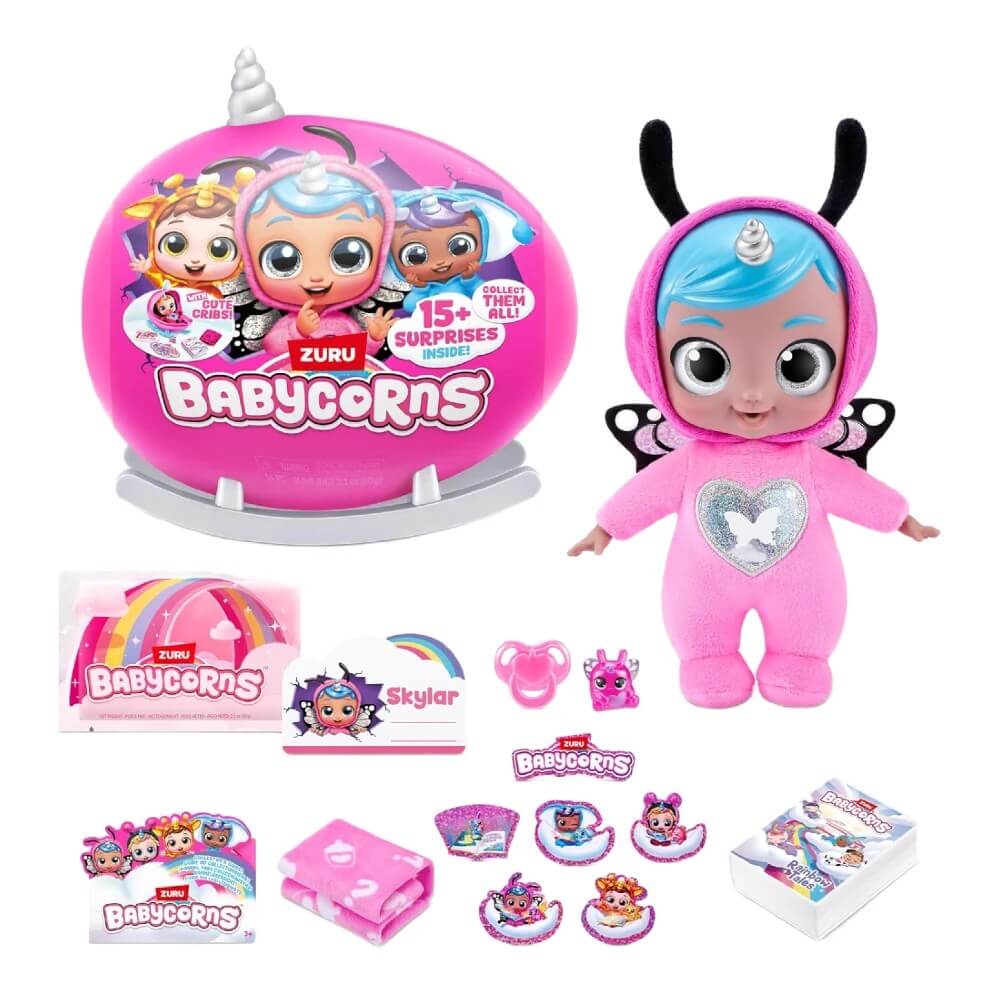 Rainbocorns Babycorns Sevimli Sürpriz Bebek Skylar - Roket Oyuncak