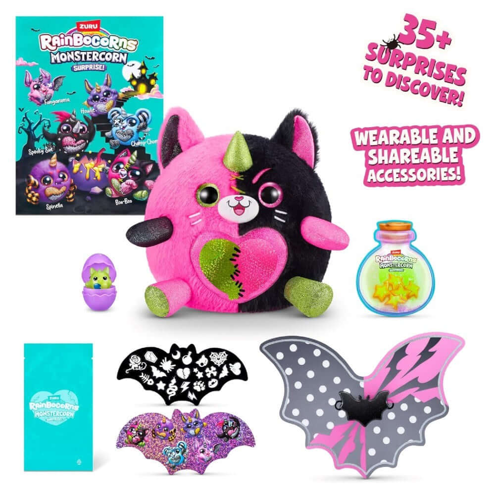 Rainbocorns Monstercorn Dev Sürpriz Peluş Boo - Boo - Roket Oyuncak