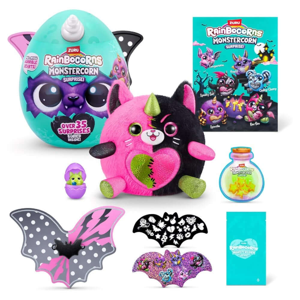 Rainbocorns Monstercorn Dev Sürpriz Peluş Boo - Boo - Roket Oyuncak
