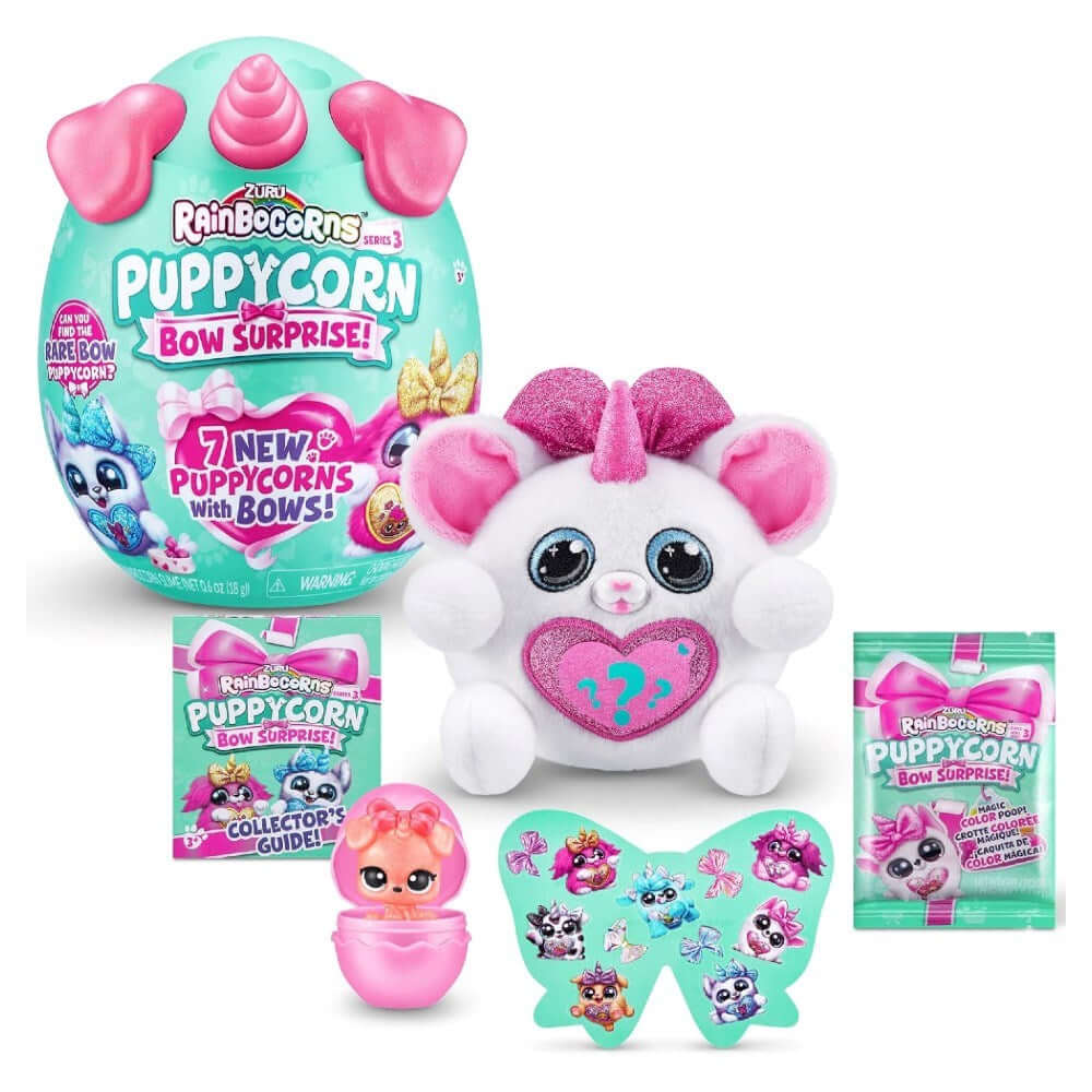 Rainbocorns Puppycorn Bow Sürpriz Paket Pinky - Roket Oyuncak