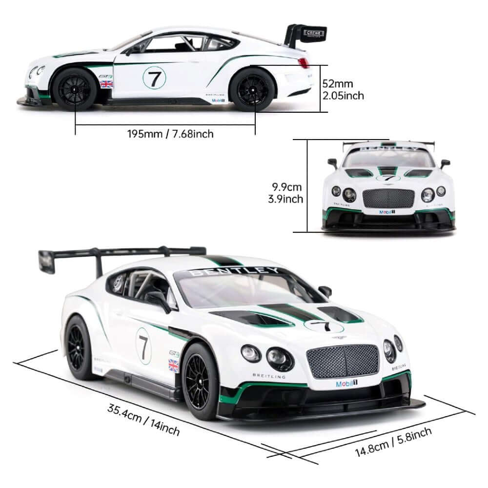 Rastar 1:14 Bentley Continental GT3 Uzaktan Kumandalı Araba - Roket Oyuncak
