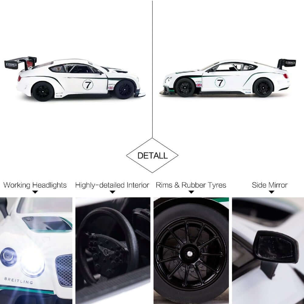 Rastar 1:14 Bentley Continental GT3 Uzaktan Kumandalı Araba - Roket Oyuncak
