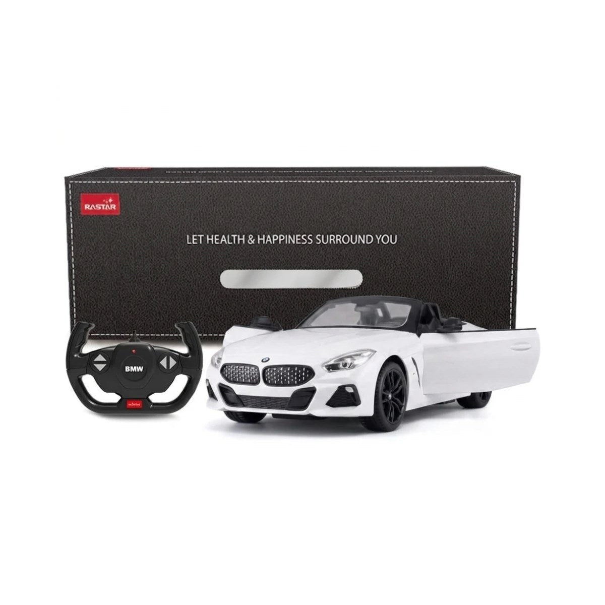 Rastar 1:14 BMW Z4 Roadster Işıklı Uzaktan Kumandalı Araba Beyaz 31 Cm - Roket Oyuncak