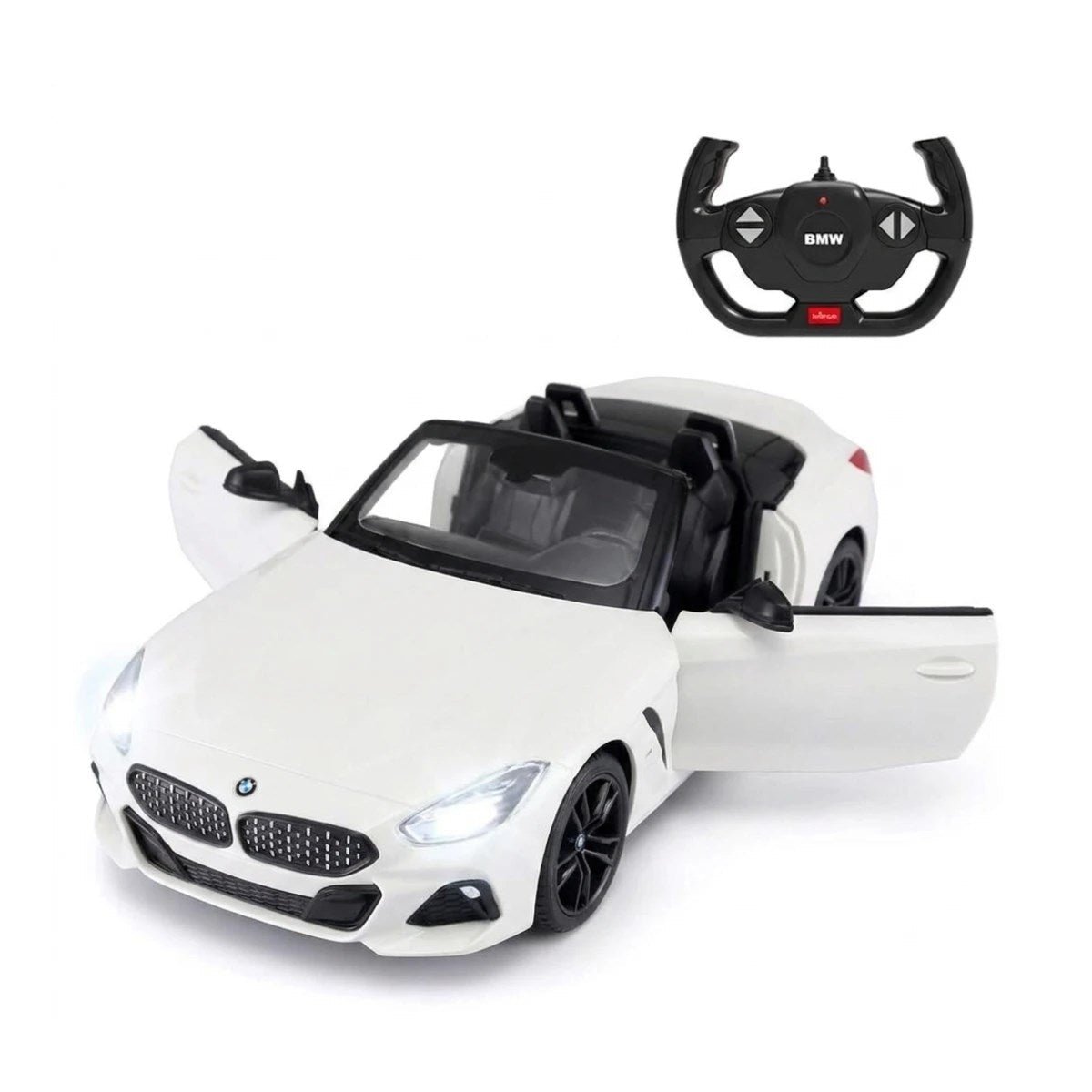 Rastar 1:14 BMW Z4 Roadster Işıklı Uzaktan Kumandalı Araba Beyaz 31 Cm - Roket Oyuncak