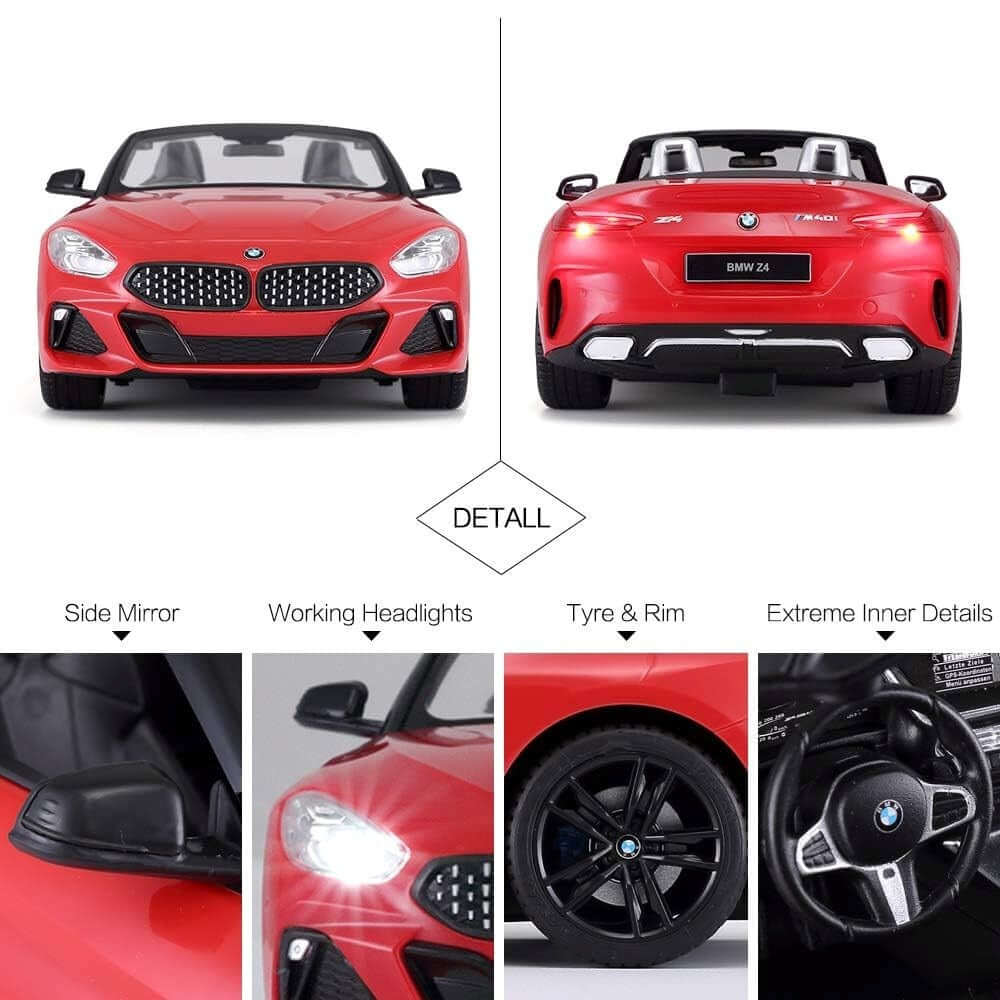 Rastar 1:14 Bmw Z4 Roadster Uzaktan Kumandalı Araba Kırmızı - Roket Oyuncak