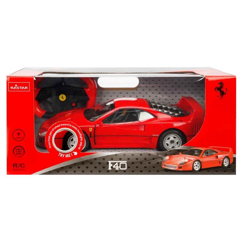 Rastar 1:14 Ferrari F40 Uzaktan Kumandalı Işıklı Araba - Roket Oyuncak