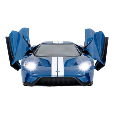 Rastar 1:14 Ford GT Uzaktan Kumandalı Araba Işıklı Mavi - Roket Oyuncak