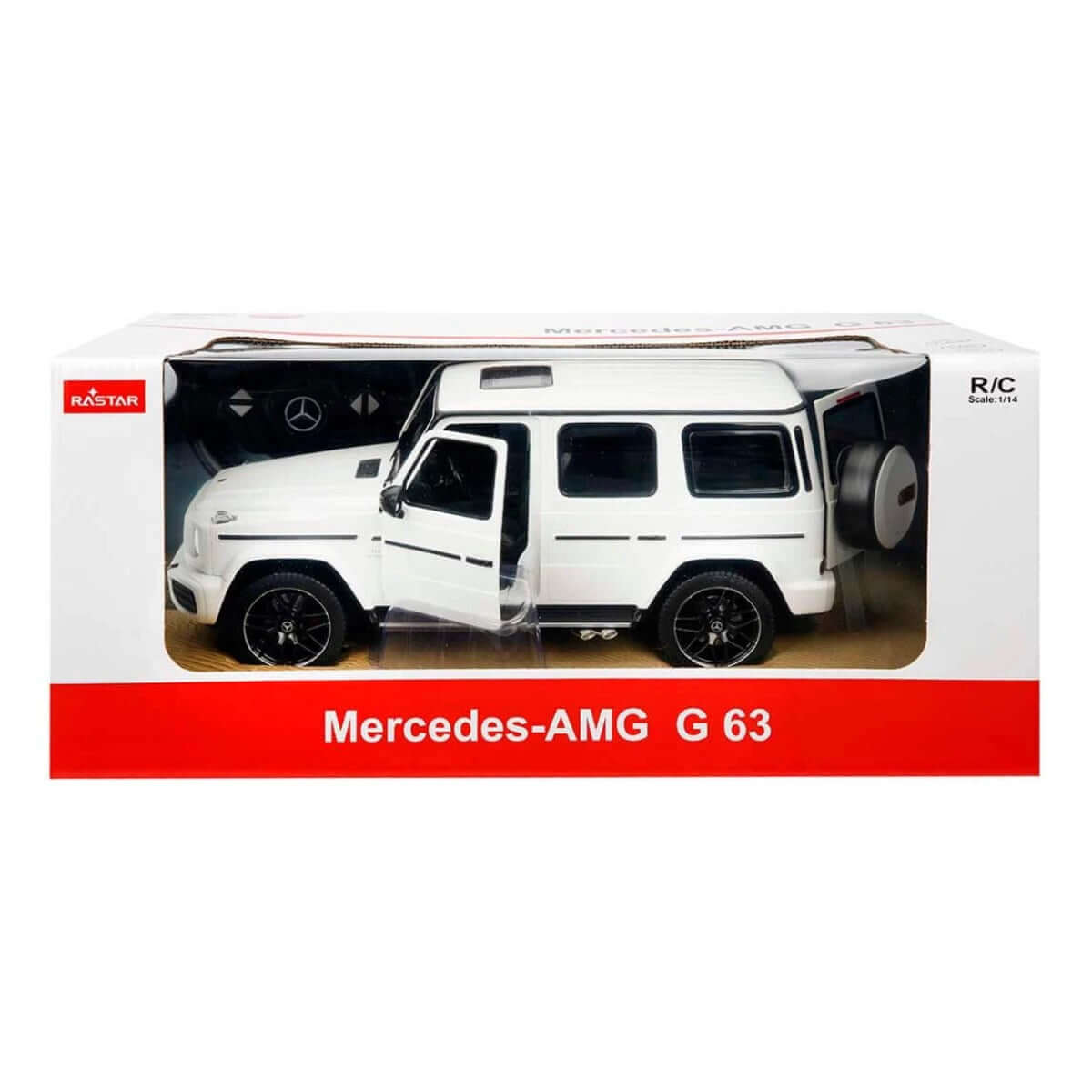 Rastar 1:14 Mercedes AMG G63 Işıklı Uzaktan Kumandalı Araba Beyaz - Roket Oyuncak