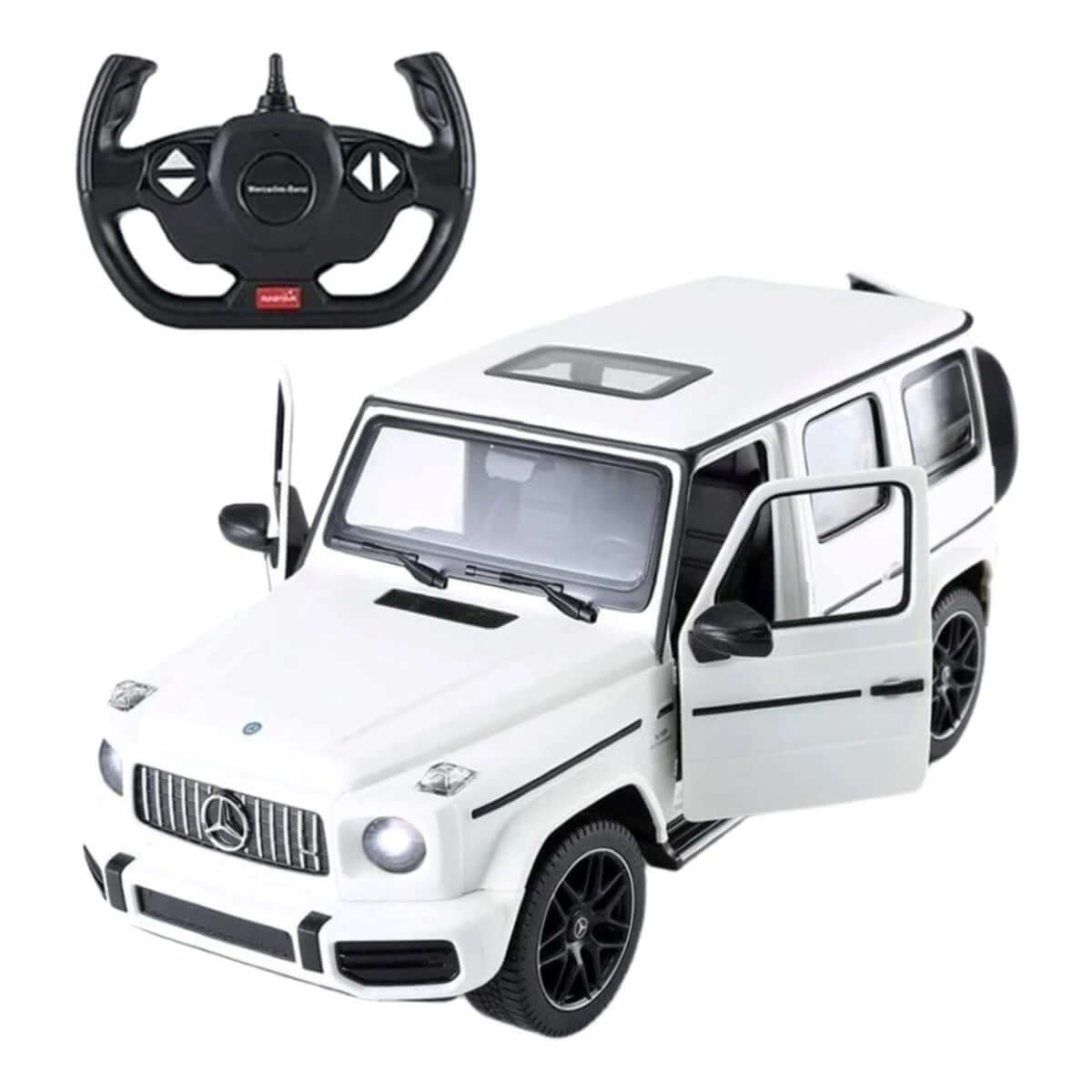 Rastar 1:14 Mercedes AMG G63 Işıklı Uzaktan Kumandalı Araba Beyaz - Roket Oyuncak