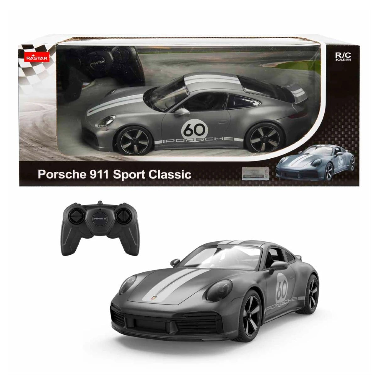 Rastar 1:16 Porsche 911 Sport Classic Uzaktan Kumandalı Araba - Roket Oyuncak
