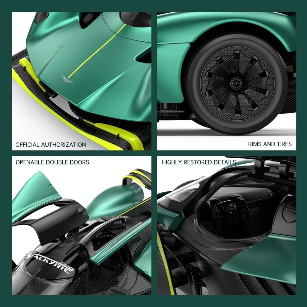 Rastar Aston Martin Valkyrie AMR Pro Uzaktan Kumandalı Araba - Roket Oyuncak