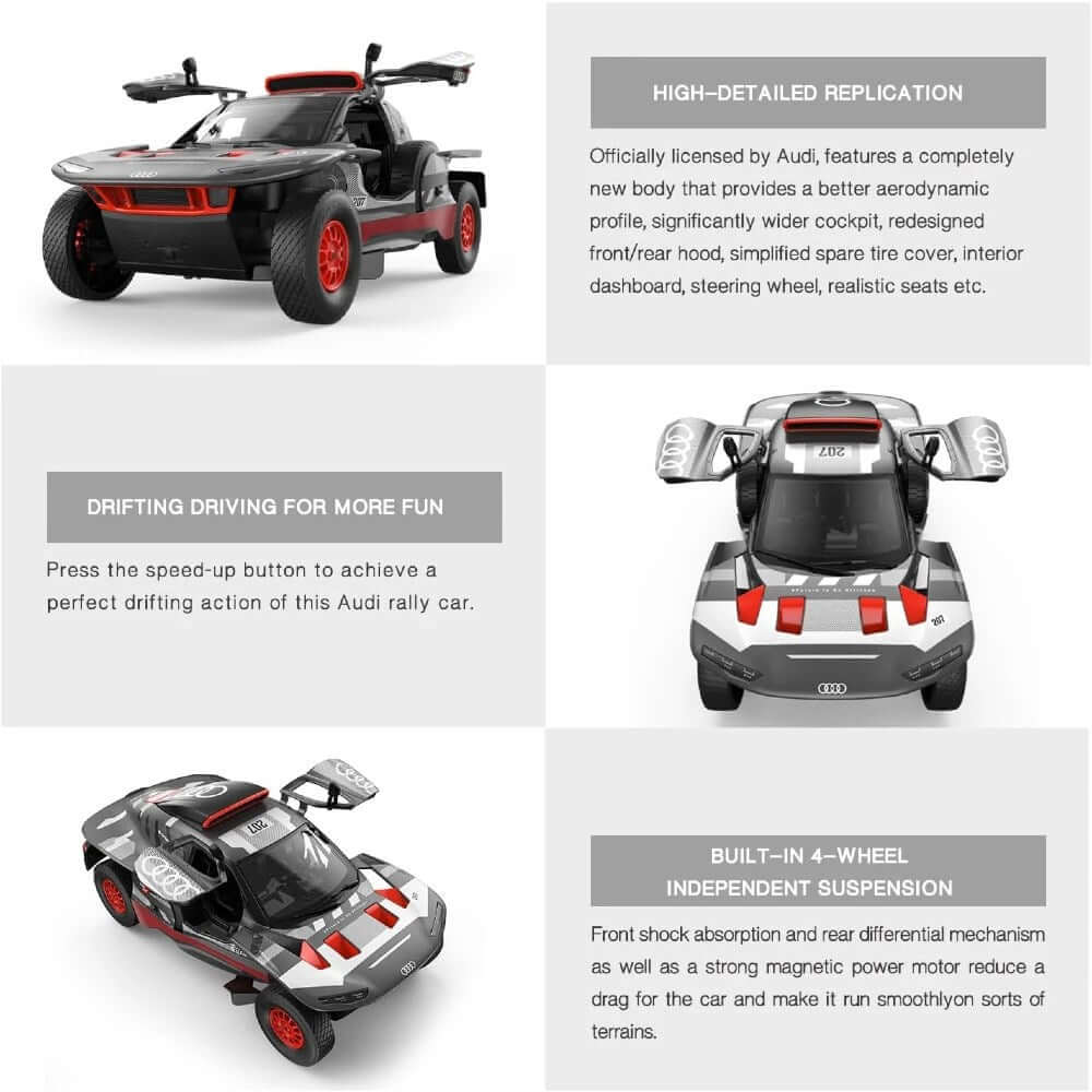 Rastar Audi RS Q E - Tron E2 Drift Uzaktan Kumandalı Araba - Roket Oyuncak