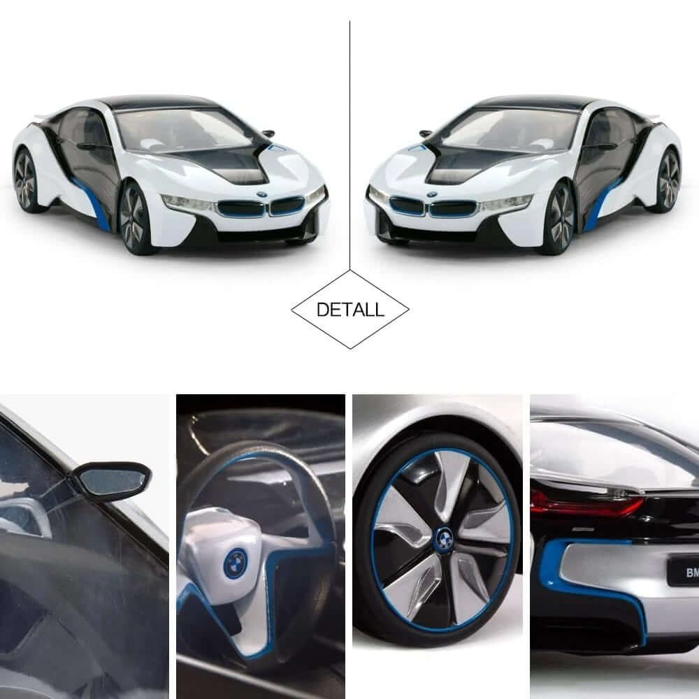Rastar Bmw İ8 Işıklı Uzaktan Kumandalı Araba Beyaz - Roket Oyuncak