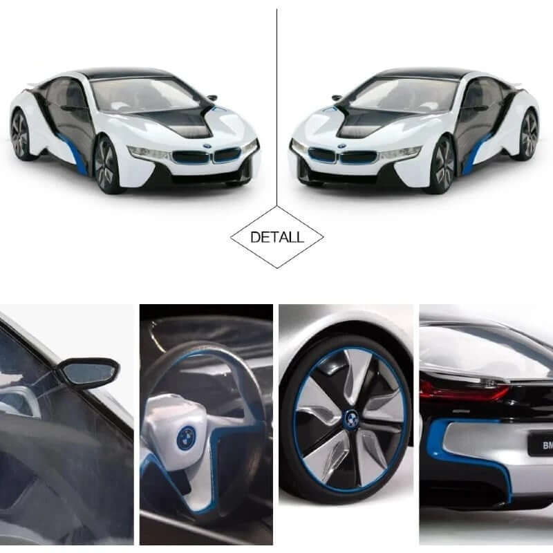 Rastar Bmw i8 Uzaktan Kumandalı Işıklı Araba Beyaz - Roket Oyuncak