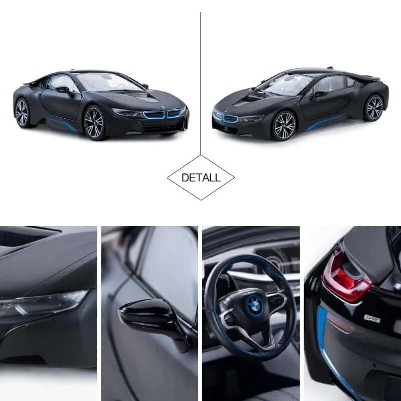 Rastar Bmw i8 Uzaktan Kumandalı Işıklı Araba Siyah - Roket Oyuncak