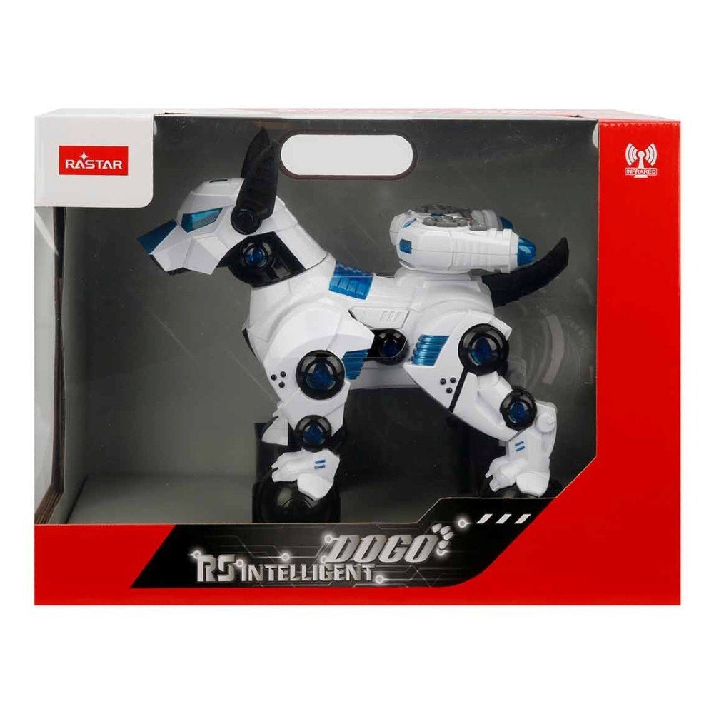 Rastar Dogo Sesli Ve Işıklı Robot Köpek Beyaz - Roket Oyuncak