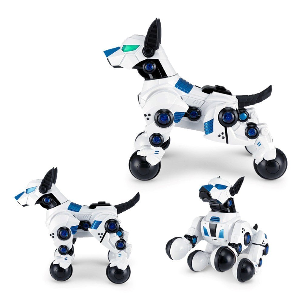 Rastar Dogo Sesli Ve Işıklı Robot Köpek Beyaz - Roket Oyuncak
