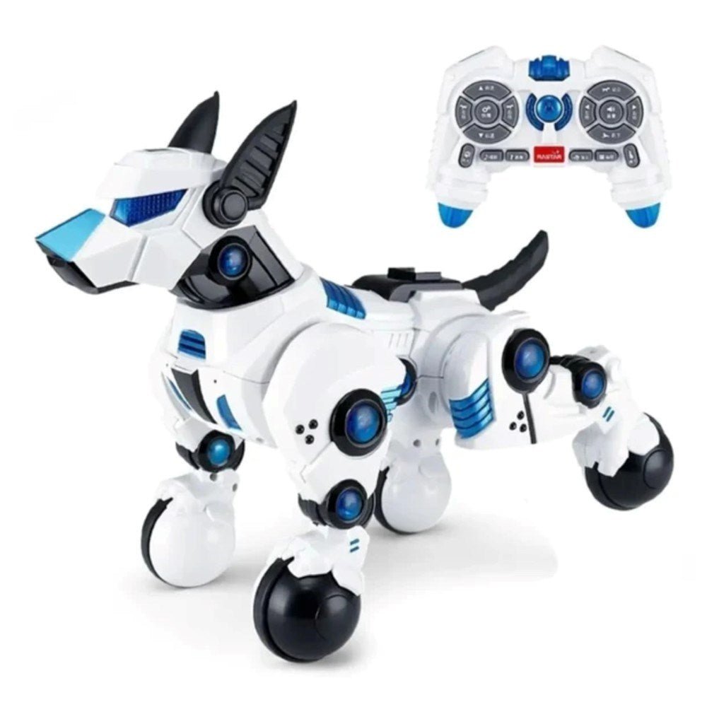 Rastar Dogo Sesli Ve Işıklı Robot Köpek Beyaz - Roket Oyuncak