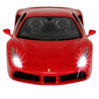 Rastar Ferrari 488 GTB Işıklı Uzaktan Kumandalı Araba Kırmızı - Roket Oyuncak