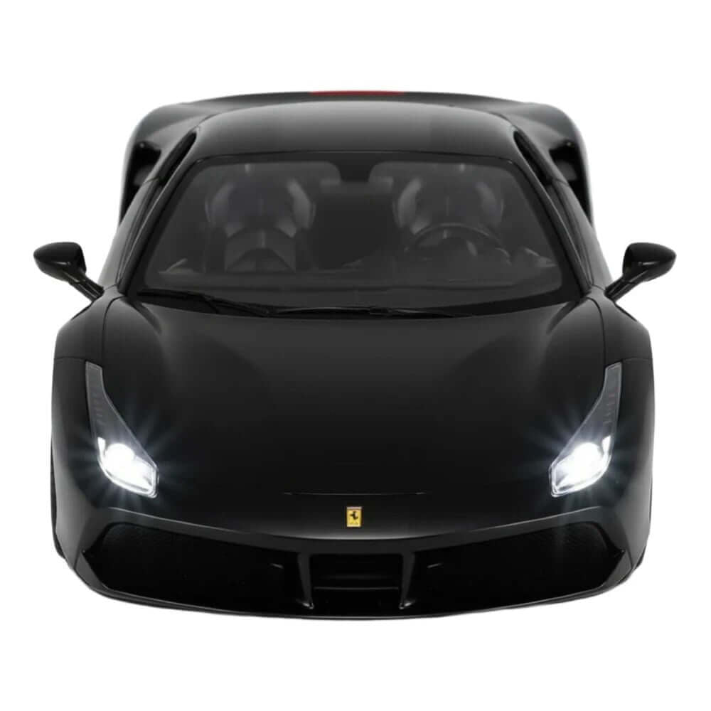 Rastar Ferrari 488 GTB Işıklı Uzaktan Kumandalı Araba Siyah - Roket Oyuncak