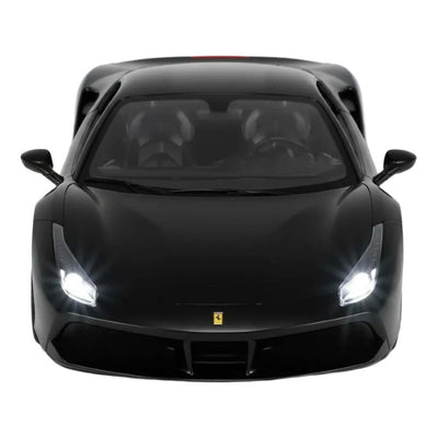 Rastar Ferrari 488 GTB Işıklı Uzaktan Kumandalı Araba Siyah - Roket Oyuncak