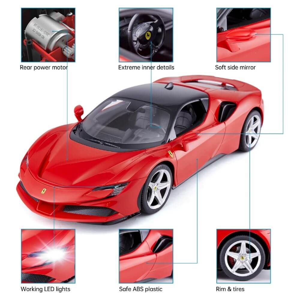 Rastar Ferrari SF90 Stradale Uzaktan Kumandalı Araba - Roket Oyuncak