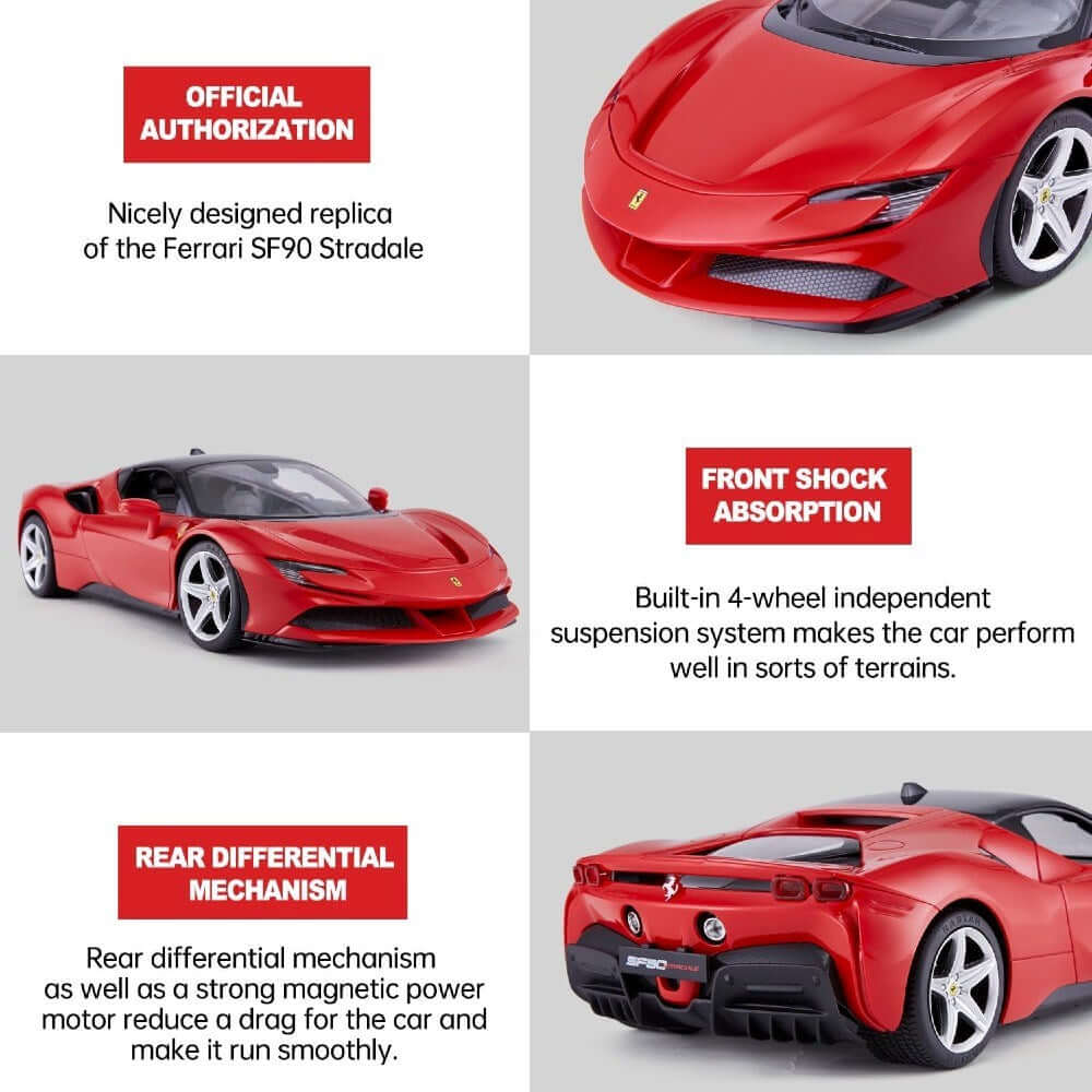 Rastar Ferrari SF90 Stradale Uzaktan Kumandalı Araba - Roket Oyuncak