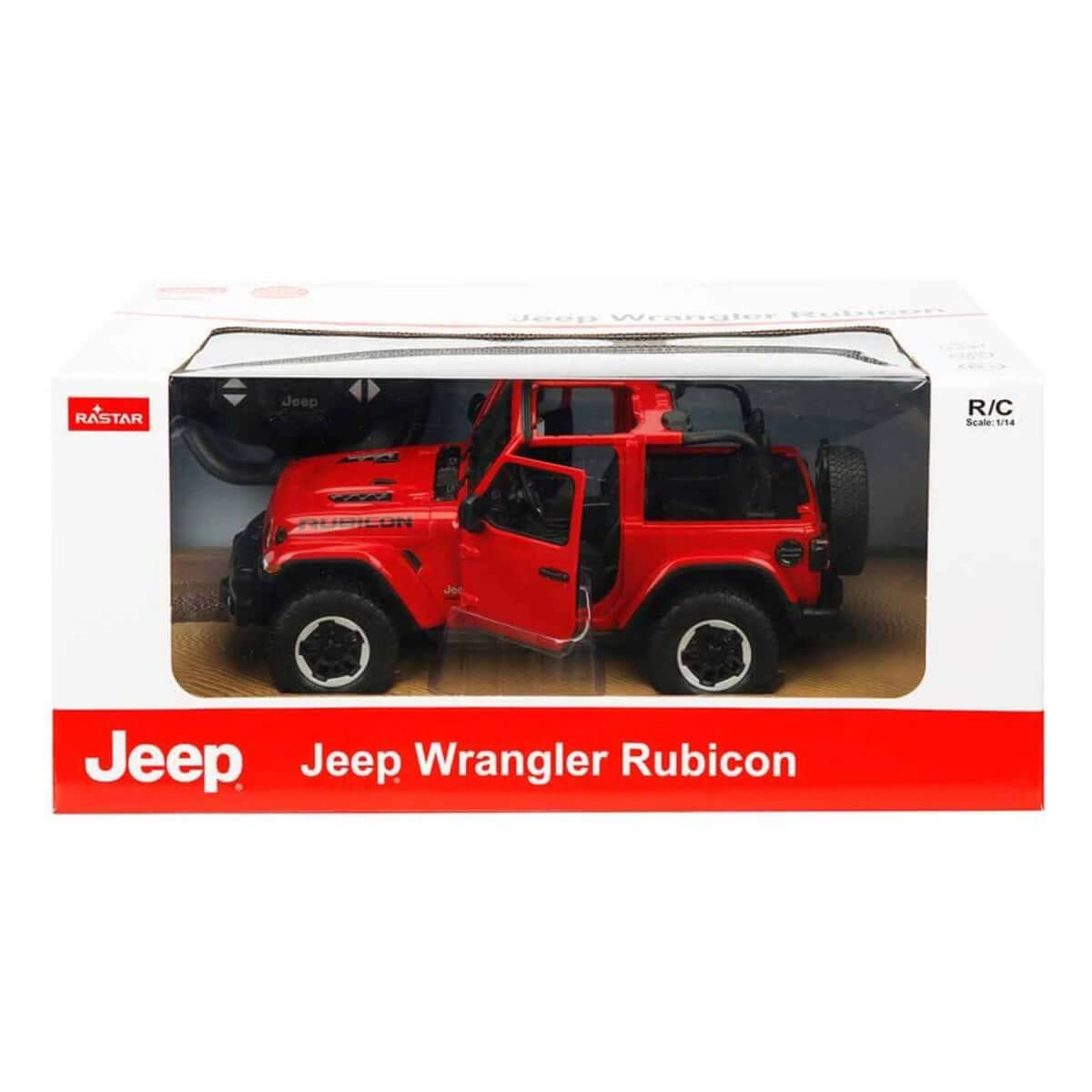 Rastar Jeep Wrangler Rubicon Uzaktan Kumandalı Araba Kırmızı - Roket Oyuncak