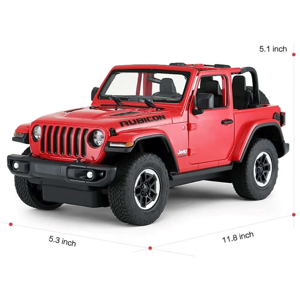 Rastar Jeep Wrangler Rubicon Uzaktan Kumandalı Araba Kırmızı - Roket Oyuncak