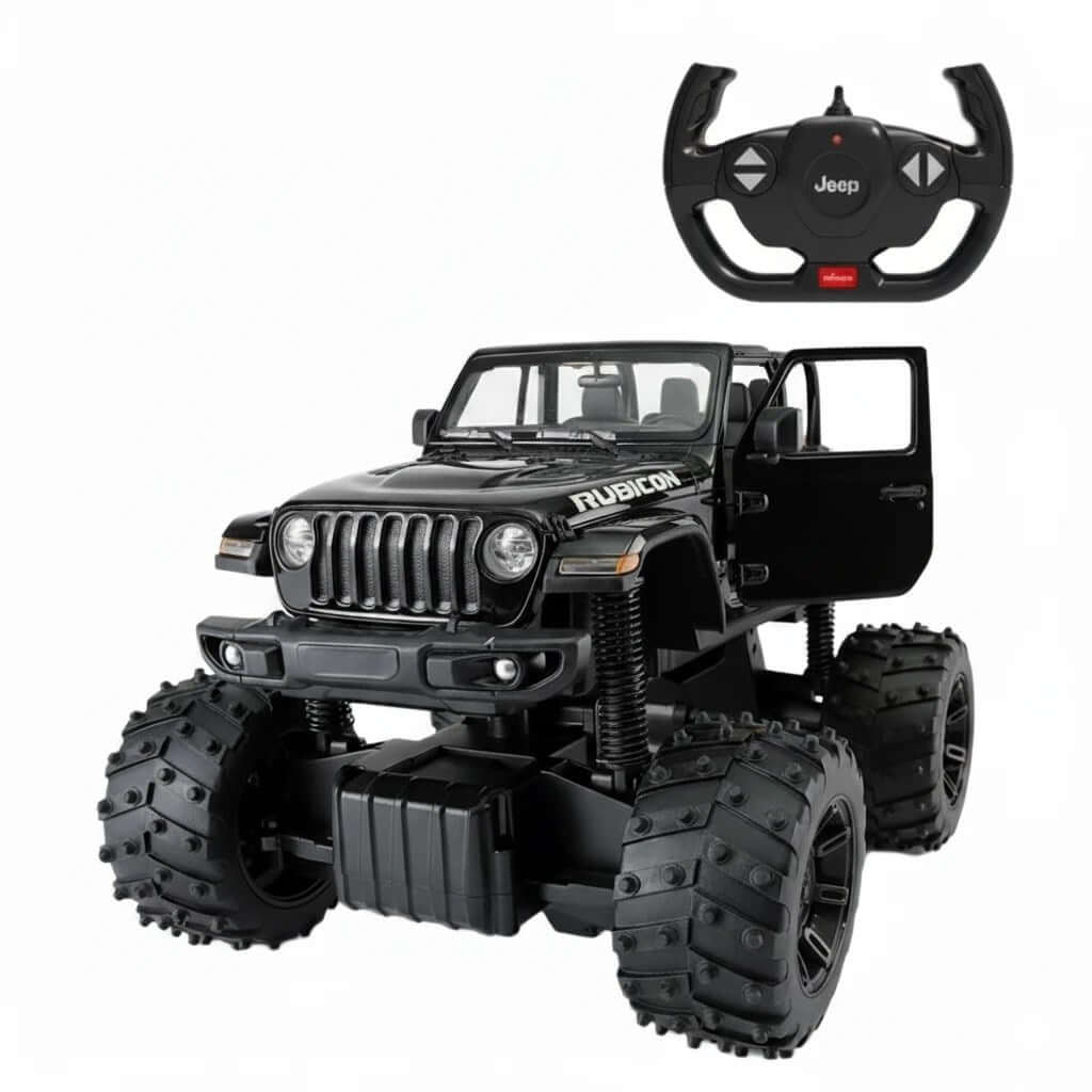 Rastar Jeep Wrangler Rubicon Uzaktan Kumandalı Araba Siyah - Roket Oyuncak