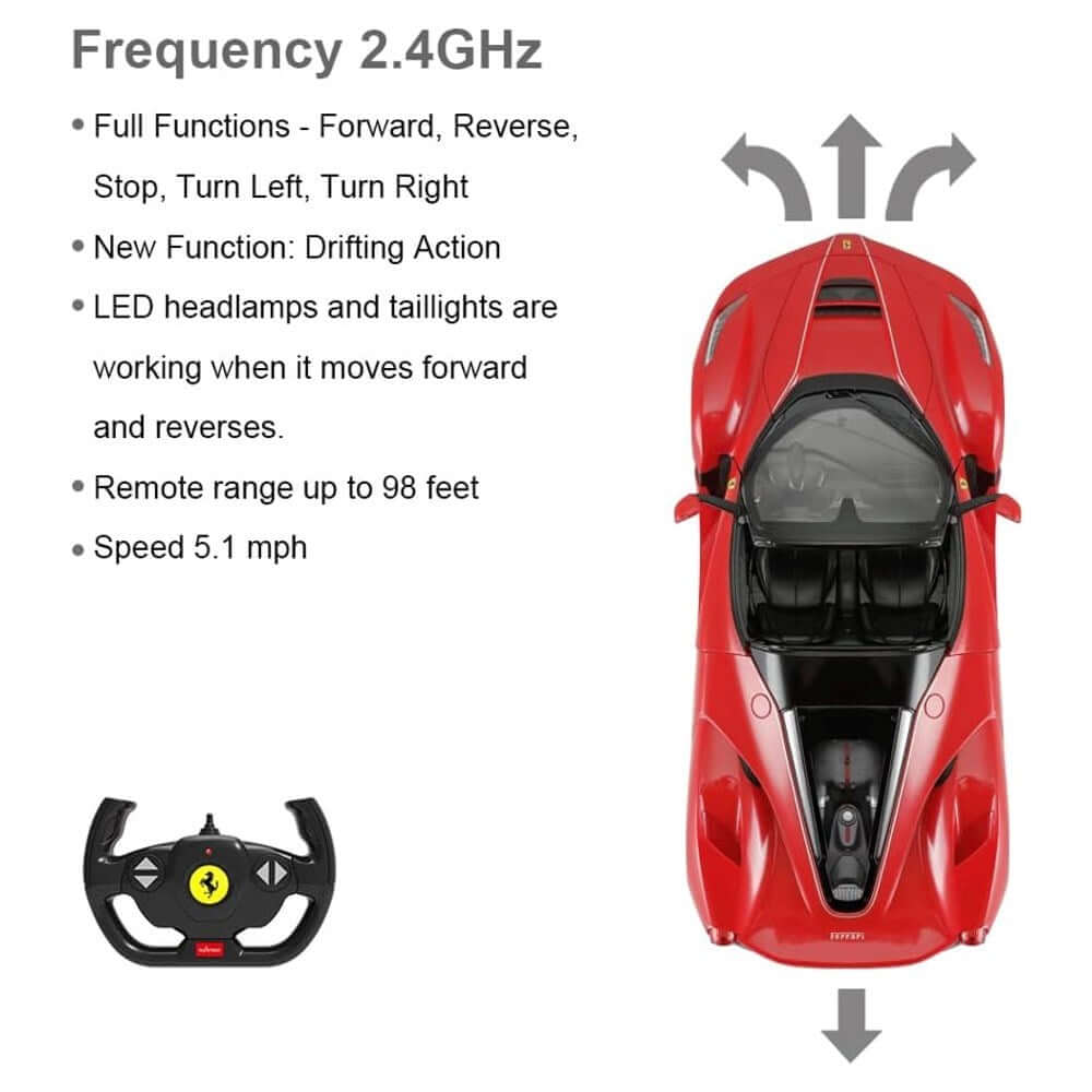 Rastar LaFerrari Aperta Drift Atan Uzaktan Kumandalı Araba - Roket Oyuncak