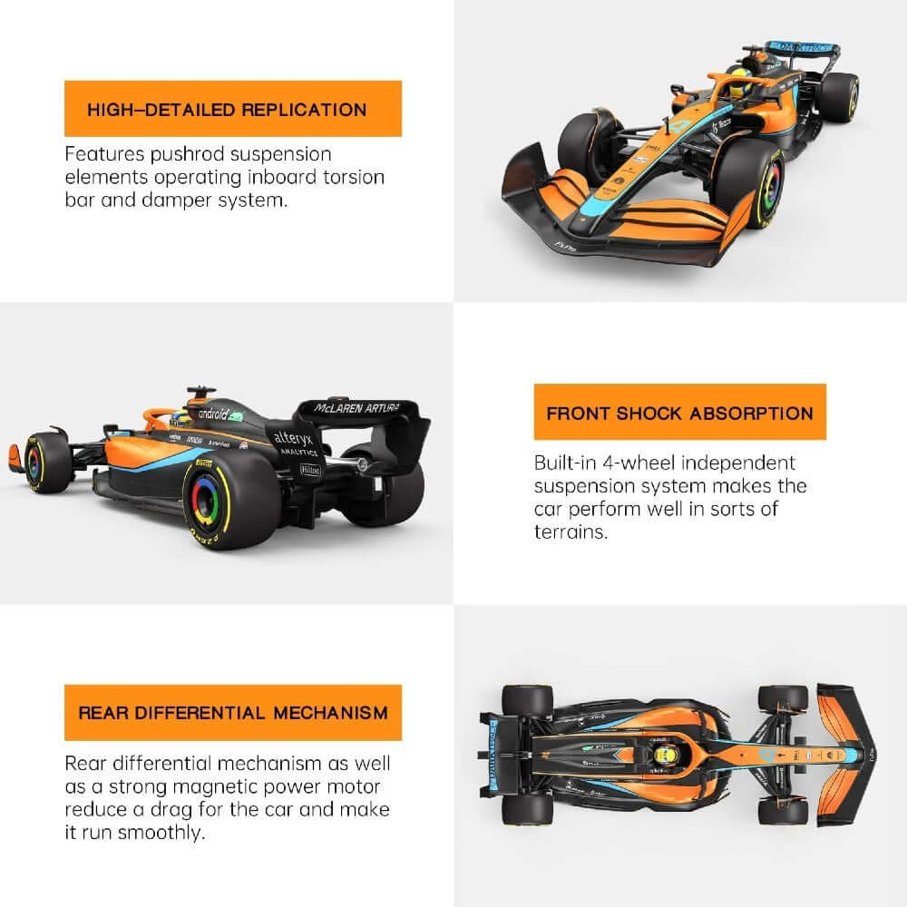 Rastar McLaren F1 MCL36 Uzaktan Kumandalı Araba - Roket Oyuncak