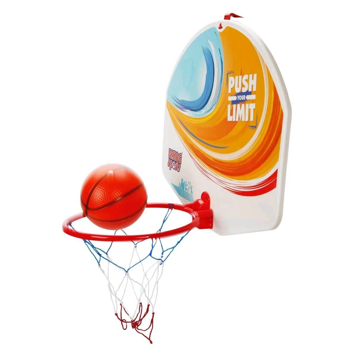 Rising Sports Basketbol Potası: 10 cm Top Dahil Pratik Kurulumlu Çocuk Pota Seti - Roket Oyuncak