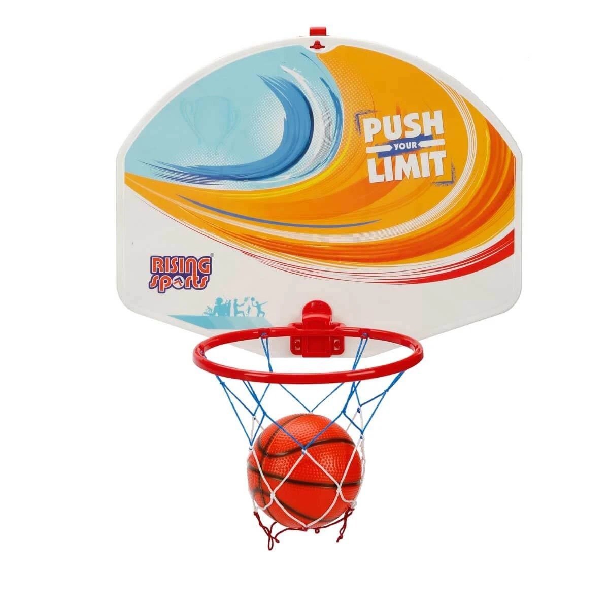 Rising Sports Basketbol Potası: 10 cm Top Dahil Pratik Kurulumlu Çocuk Pota Seti - Roket Oyuncak